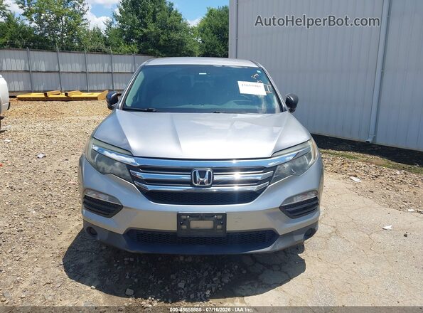 5FNYF5H10HB007572 2017 HONDA PILOT Silver ხელსაწყოთა პანელის ხედი