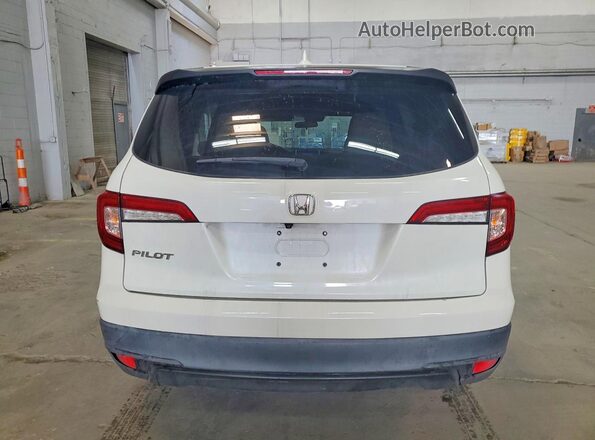 5FNYF5H10KB012925 2019 HONDA PILOT White Vista trasera