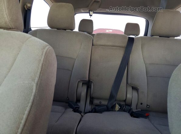 5FNYF5H10KB012925 2019 HONDA PILOT White Vista de los asientos traseros