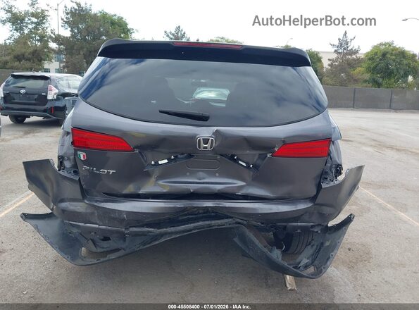 5FNYF5H11HB019262 2017 HONDA PILOT Gray 