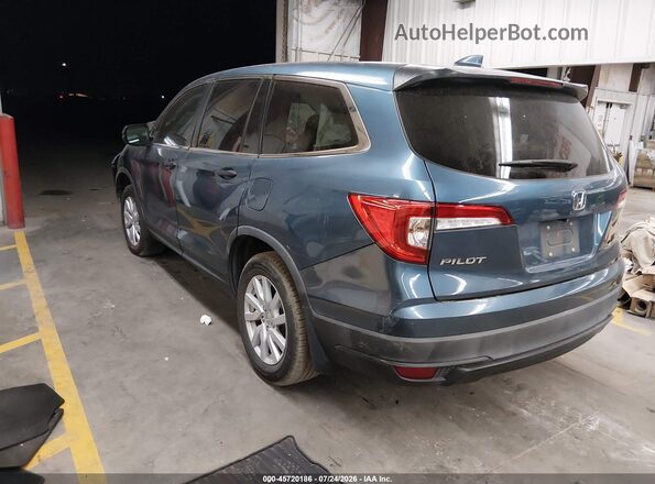 5FNYF5H11KB036280 2019 HONDA PILOT Green უკანა მარცხენა