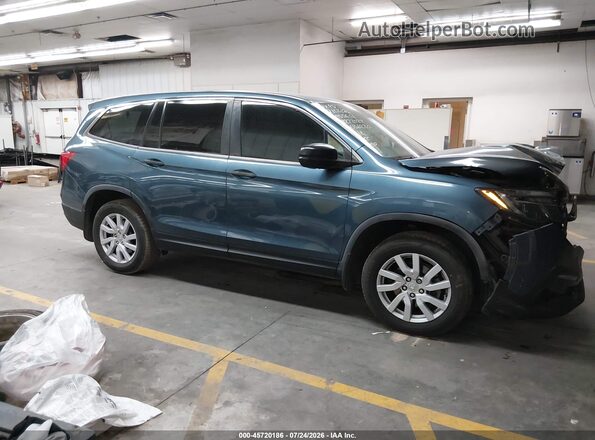 5FNYF5H11KB036280 2019 HONDA PILOT Green უკანა სალონის ხედი