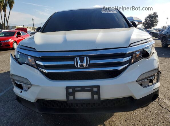 5FNYF5H12JB028641 2018 HONDA PILOT White Vista frontal