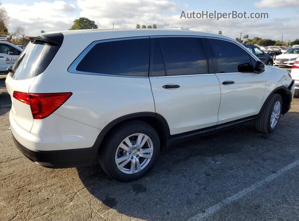 5FNYF5H12JB028641 2018 HONDA PILOT White Trasero derecho