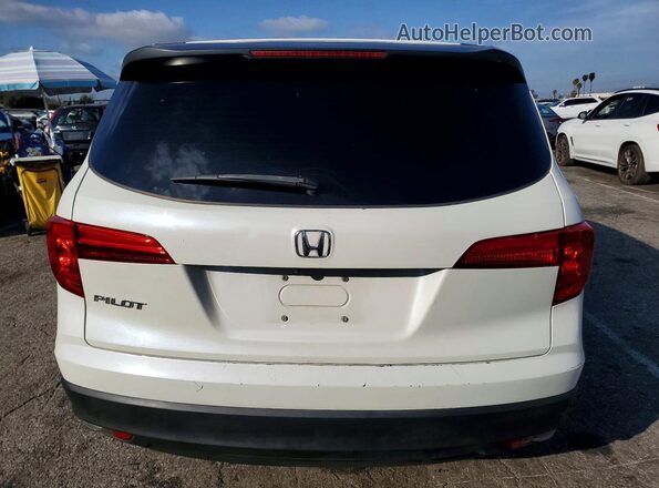 5FNYF5H12JB028641 2018 HONDA PILOT White Vista trasera