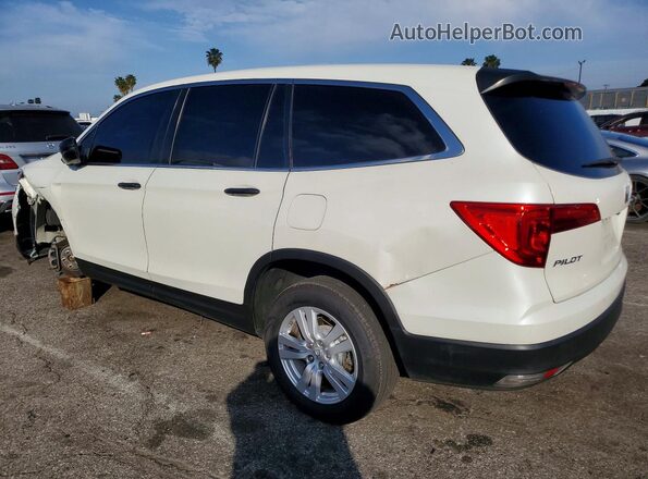 5FNYF5H12JB028641 2018 HONDA PILOT White Trasero izquierdo