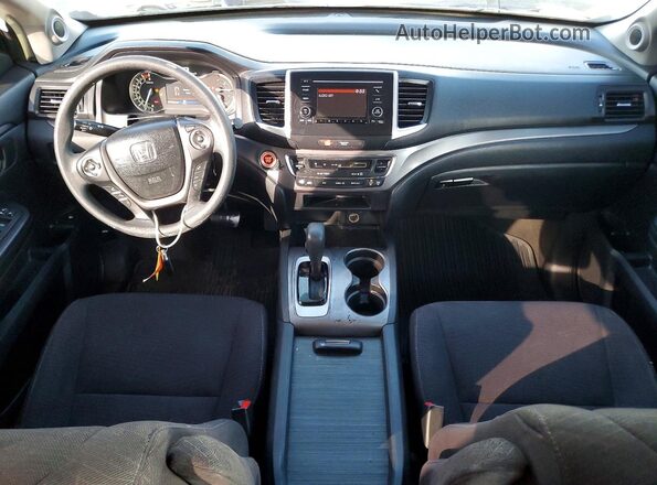 5FNYF5H12JB028641 2018 HONDA PILOT White Vista del salpicadero