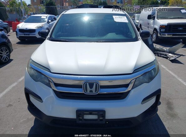 5FNYF5H15KB020485 2019 HONDA PILOT Белый Вид задней части салона