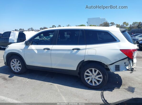 5FNYF5H15KB020485 2019 HONDA PILOT Белый 