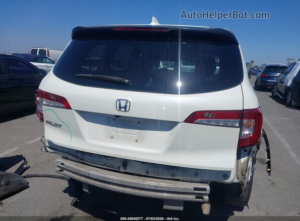 5FNYF5H15KB020485 2019 HONDA PILOT Белый 