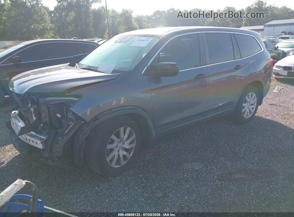 5FNYF5H17KB009763 2019 HONDA PILOT Gray Передня ліва чверть