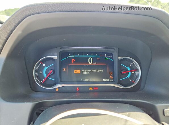 5FNYF5H17KB033013 2019 HONDA PILOT Blue Սարքավորումների վահանակի տեսք