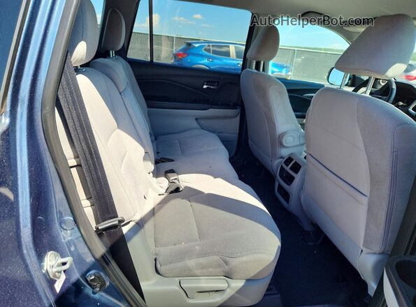 5FNYF5H17KB033013 2019 HONDA PILOT Blue Սալոնի հետևի տեսք