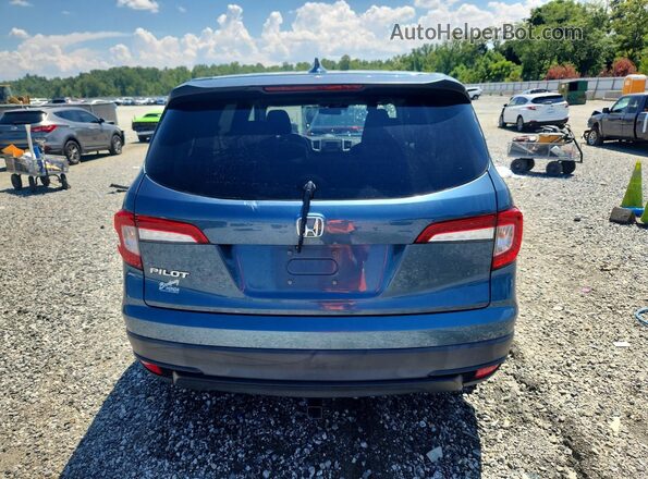 5FNYF5H17KB033013 2019 HONDA PILOT Blue Հետևի տեսք