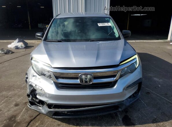 5FNYF5H1XKB038402 2019 HONDA PILOT Серебряный Вид спереди