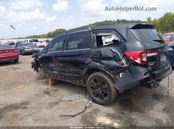 5FNYF5H20MB009843 2021 HONDA PILOT Black Trasero izquierdo