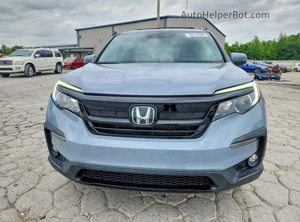 5FNYF5H21NB033960 2022 HONDA PILOT Blue წინა ხედი