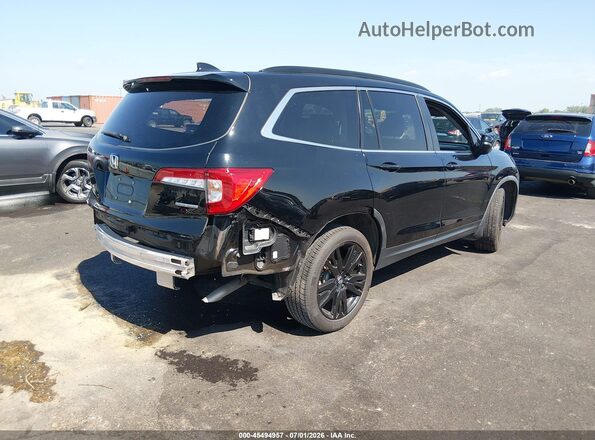5FNYF5H22NB019565 2022 HONDA PILOT Black Rear right