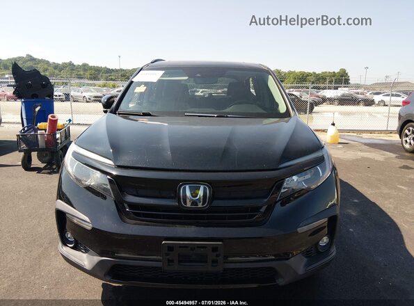 5FNYF5H22NB019565 2022 HONDA PILOT Black Rear interior view