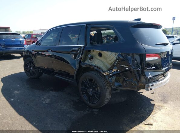 5FNYF5H22NB019565 2022 HONDA PILOT Black Rear left