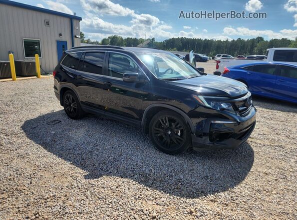 5FNYF5H22NB021834 2022 HONDA PILOT Black Delantero derecho