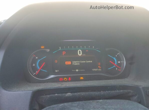 5FNYF5H23MB029326 2021 HONDA PILOT White Vista del cuadro de instrumentos