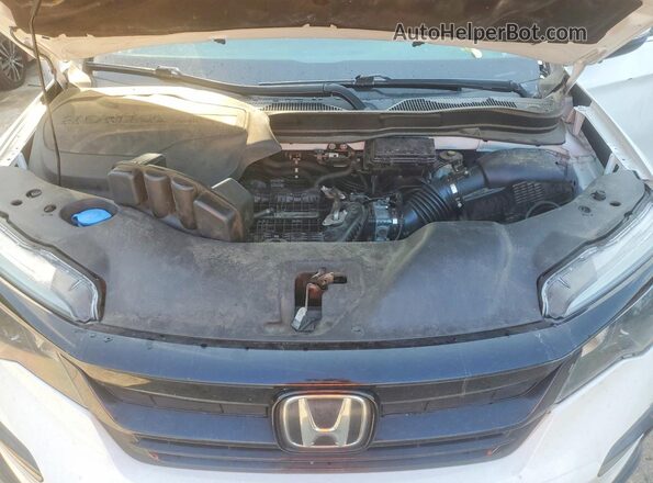 5FNYF5H23MB029326 2021 HONDA PILOT White Vista del compartimento del motor