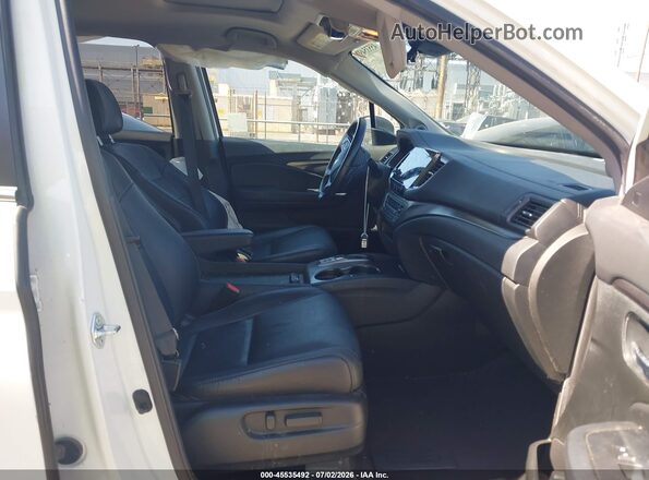 5FNYF5H23MB030203 2021 HONDA PILOT White Widok wnętrza z przodu