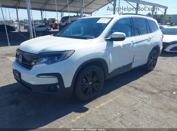 5FNYF5H23MB030203 2021 HONDA PILOT White Przód lewy