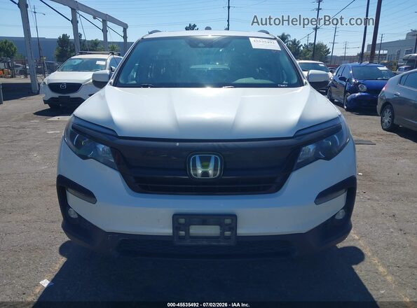 5FNYF5H23MB030203 2021 HONDA PILOT White Widok zestawu wskaźników