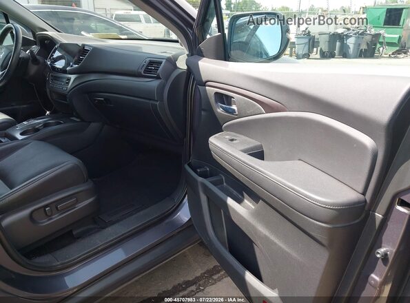 5FNYF5H24MB005861 2021 HONDA PILOT Серый Вид салона спереди