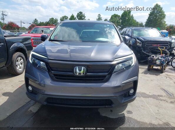 5FNYF5H24MB005861 2021 HONDA PILOT Серый Вид щитка приборов