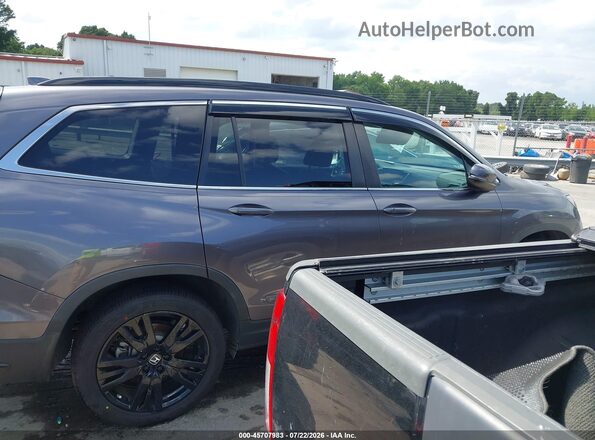 5FNYF5H24MB005861 2021 HONDA PILOT Серый Вид задней части салона