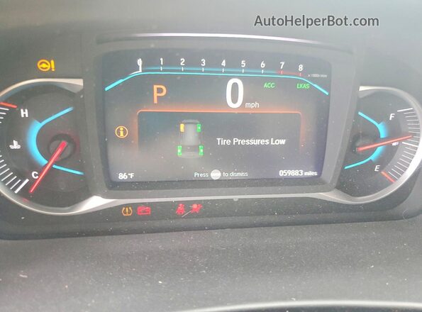 5FNYF5H24MB032283 2021 HONDA PILOT Silver ხელსაწყოთა პანელის ხედი