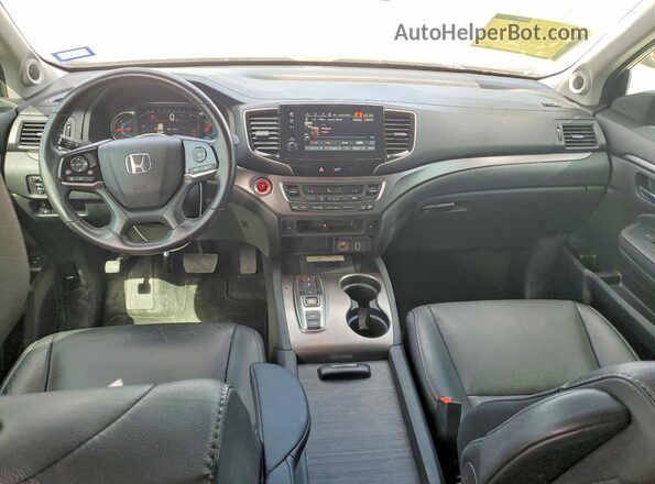 5FNYF5H25MB018084 2021 HONDA PILOT Gray Dashboard view