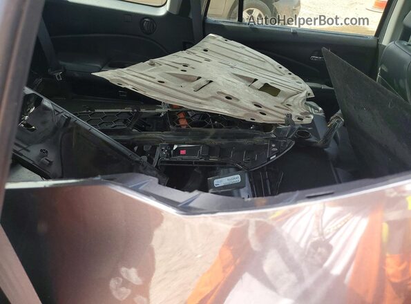 5FNYF5H25MB018084 2021 HONDA PILOT Gray Engine compartment view