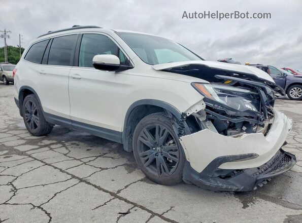 5FNYF5H27MB008253 2021 HONDA PILOT White Delantero derecho