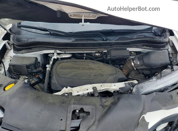 5FNYF5H27MB008253 2021 HONDA PILOT White Vista del compartimento del motor