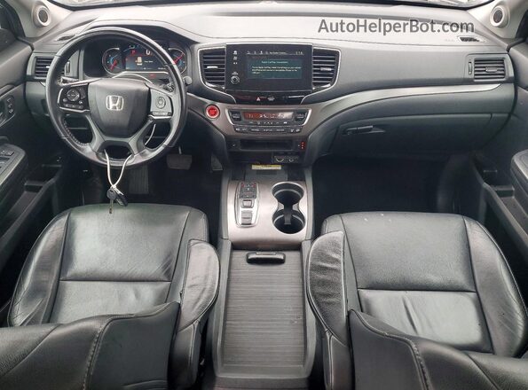 5FNYF5H27MB047862 2021 HONDA PILOT Gray Dashboard view