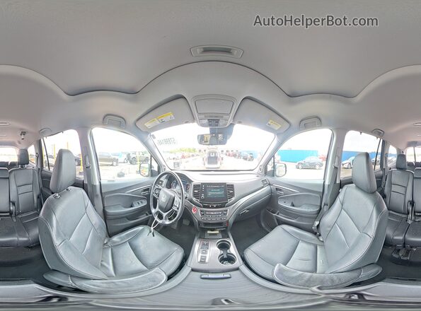 5FNYF5H27MB047862 2021 HONDA PILOT Gray 360 interior view