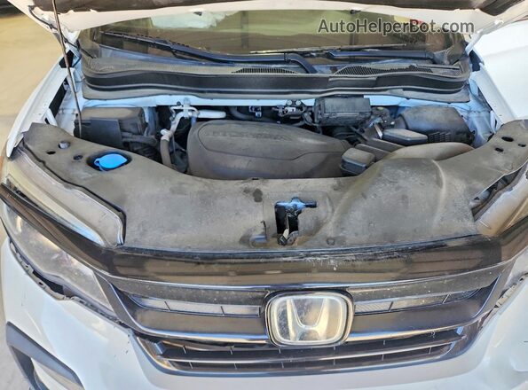 5FNYF5H28MB033792 2021 HONDA PILOT White ძრავის განყოფილების ხედი