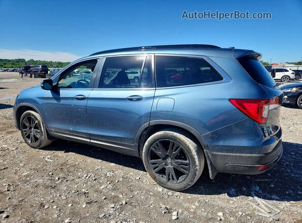 5FNYF5H28NB005590 2022 HONDA PILOT Синий Задняя левая четверть