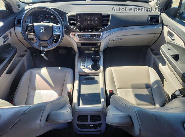 5FNYF5H28NB005590 2022 HONDA PILOT Синий Вид панели приборов