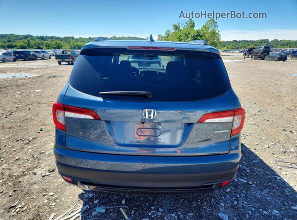 5FNYF5H28NB005590 2022 HONDA PILOT Синий Вид сзади