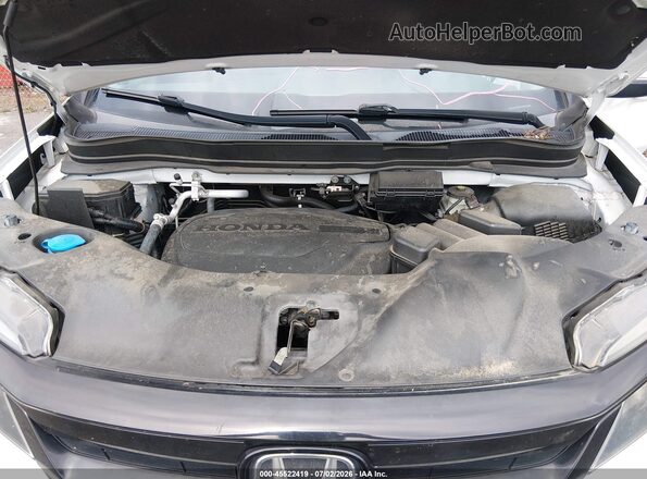 5FNYF5H29NB014265 2022 HONDA PILOT Белый Вид сзади