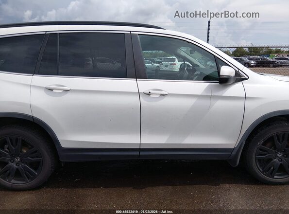 5FNYF5H29NB014265 2022 HONDA PILOT Белый Вид задней части салона