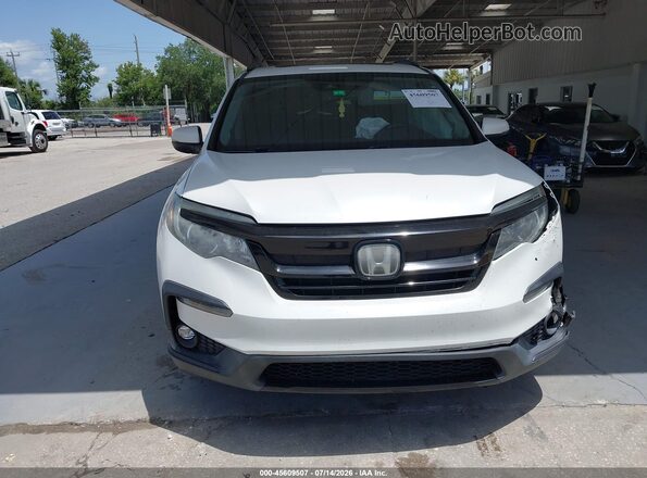 5FNYF5H29NB020468 2022 HONDA PILOT White Widok zestawu wskaźników