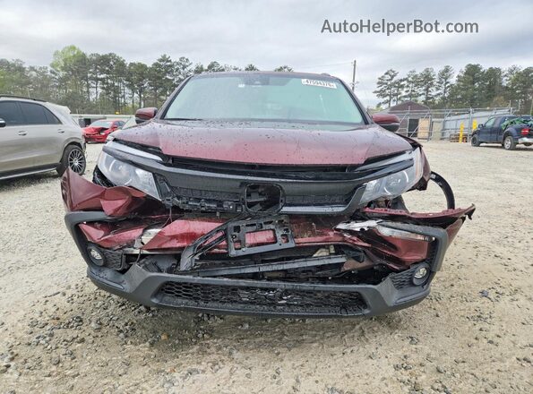 5FNYF5H29NB030935 2022 HONDA PILOT Maroon Widok z przodu
