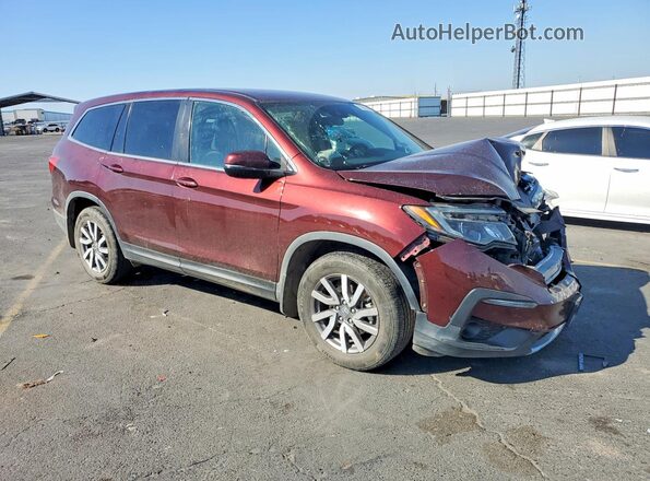 5FNYF5H31KB045630 2019 HONDA PILOT Burgundy წინა მარჯვენა