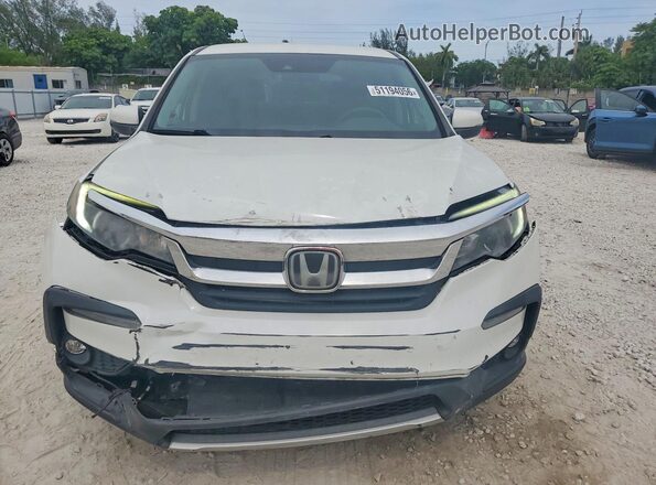 5FNYF5H31MB025493 2021 HONDA PILOT White Вид спереду
